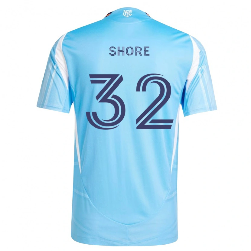 Danxen Dames Jonathan Shore #32 Hemelsblauw Wit Thuisshirt Thuistenue 2026/27 T-Shirt
