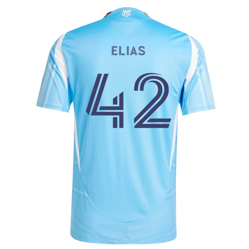 Danxen Dames Piero Elias #42 Hemelsblauw Wit Thuisshirt Thuistenue 2026/27 T-Shirt