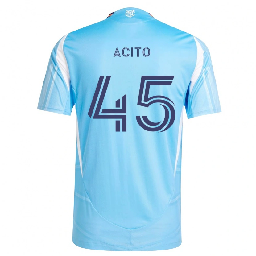 Danxen Dames Kamran Acito #45 Hemelsblauw Wit Thuisshirt Thuistenue 2026/27 T-Shirt