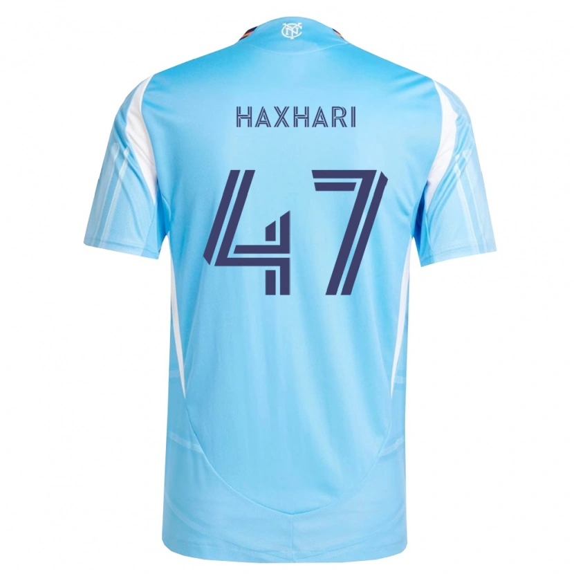 Danxen Dames Klevis Haxhari #47 Hemelsblauw Wit Thuisshirt Thuistenue 2026/27 T-Shirt