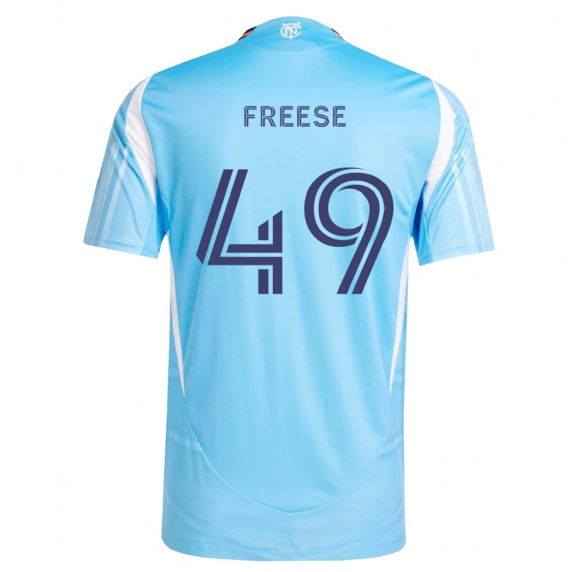 Danxen Dames Matt Freese #49 Hemelsblauw Wit Thuisshirt Thuistenue 2026/27 T-Shirt