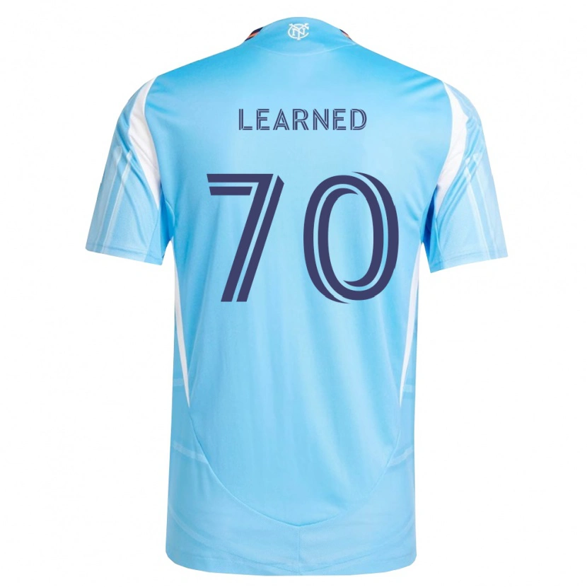 Danxen Dames Mac Learned #70 Hemelsblauw Wit Thuisshirt Thuistenue 2026/27 T-Shirt