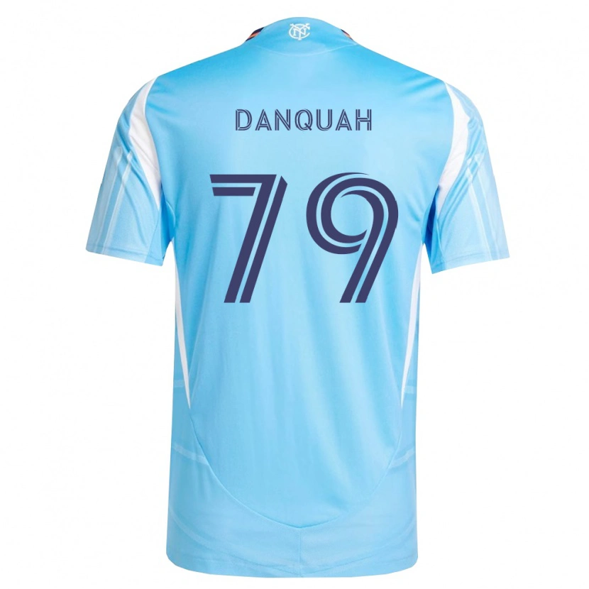 Danxen Dames Caleb Danquah #79 Hemelsblauw Wit Thuisshirt Thuistenue 2026/27 T-Shirt