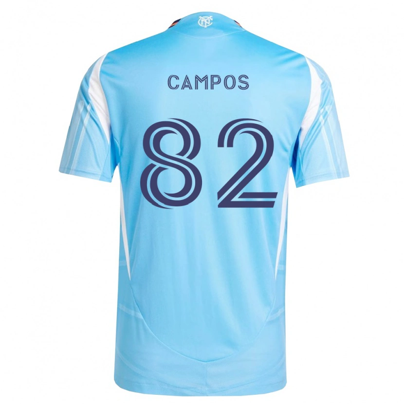Danxen Dames Adonis Campos #82 Hemelsblauw Wit Thuisshirt Thuistenue 2026/27 T-Shirt