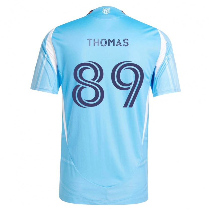 Danxen Dames Dylan Thomas #89 Hemelsblauw Wit Thuisshirt Thuistenue 2026/27 T-Shirt
