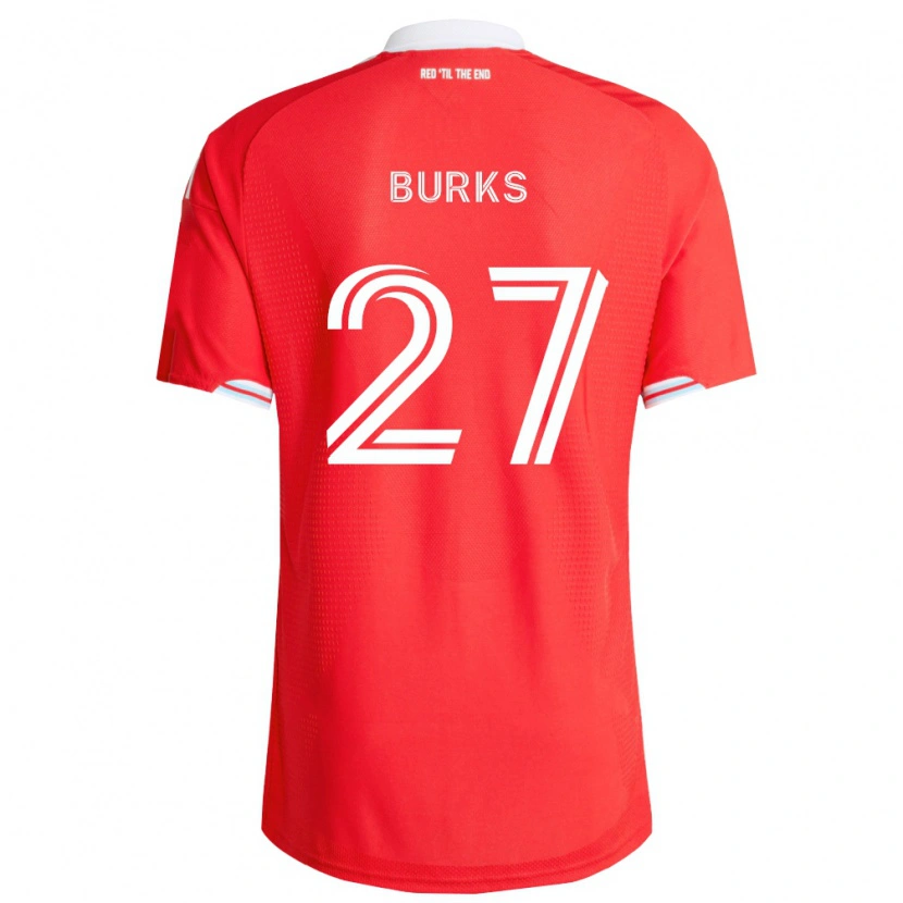Danxen Dames Kendall Burks #27 Rood Diep Blauw Wit Thuisshirt Thuistenue 2026/27 T-Shirt