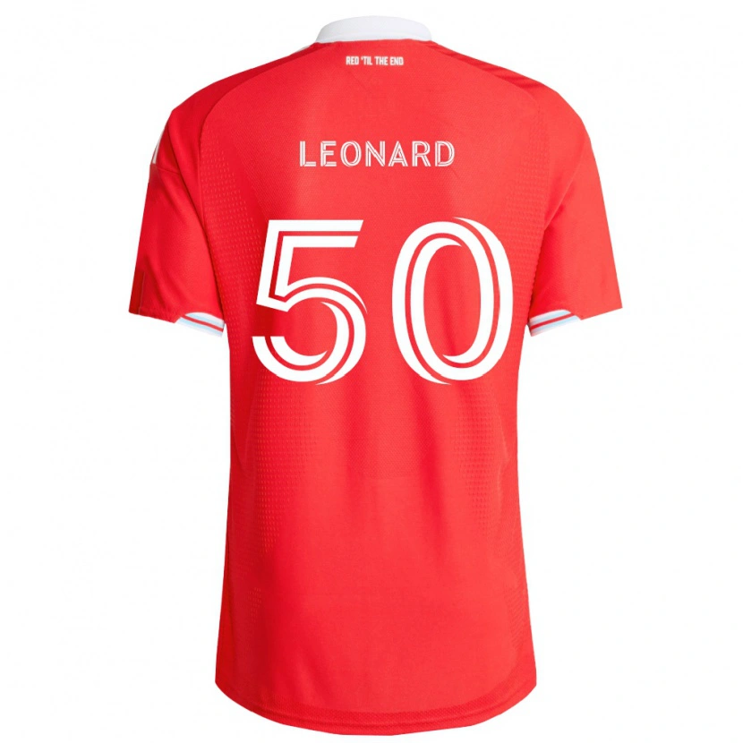Danxen Dames Eric Leonard #50 Rood Diep Blauw Wit Thuisshirt Thuistenue 2026/27 T-Shirt