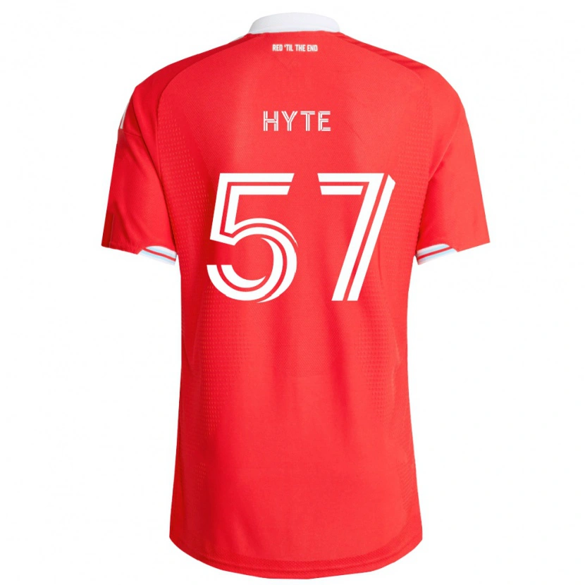 Danxen Dames Darris Hyte #57 Rood Diep Blauw Wit Thuisshirt Thuistenue 2026/27 T-Shirt