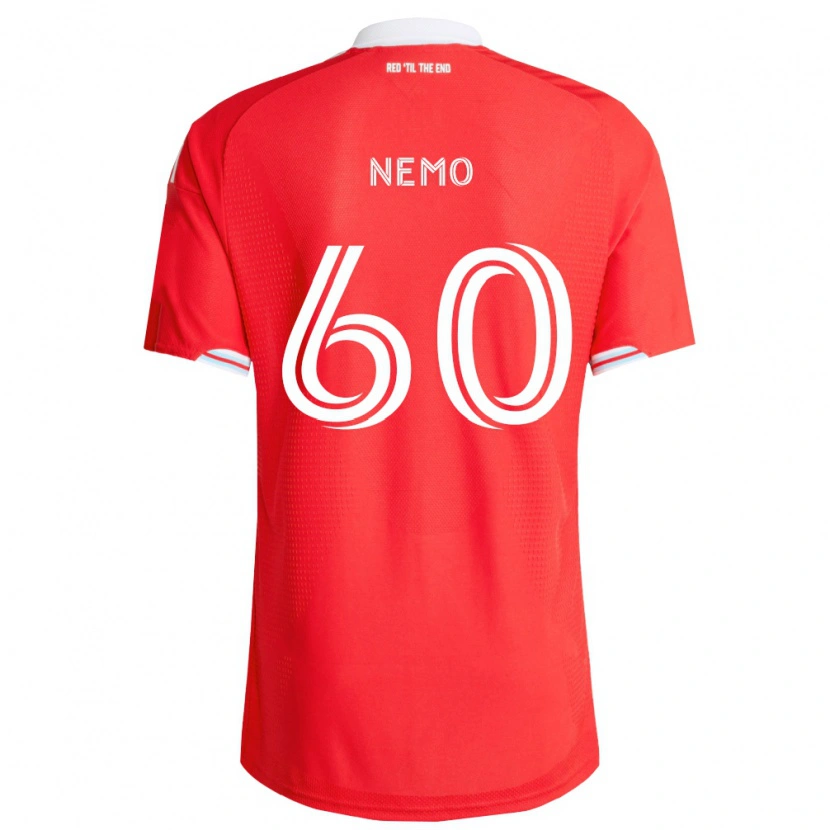 Danxen Dames Jason Nemo #60 Rood Diep Blauw Wit Thuisshirt Thuistenue 2026/27 T-Shirt