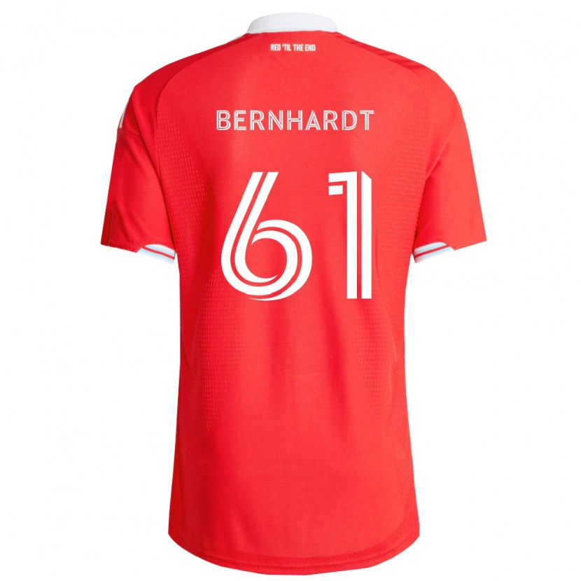 Danxen Dames Harrison Bernhardt #61 Rood Diep Blauw Wit Thuisshirt Thuistenue 2026/27 T-Shirt