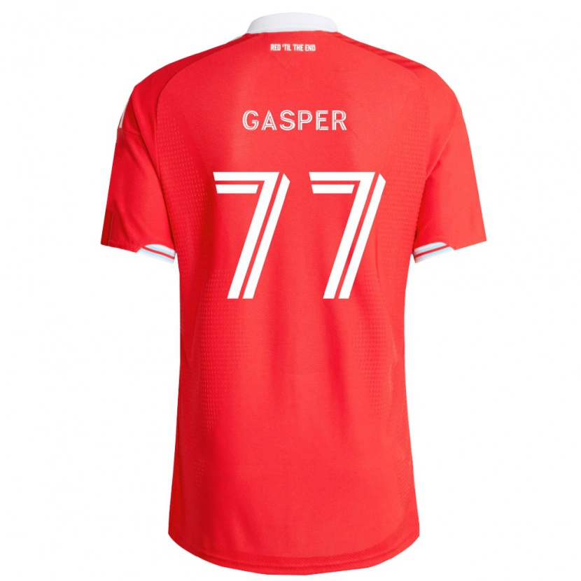 Danxen Dames Chase Gasper #77 Rood Diep Blauw Wit Thuisshirt Thuistenue 2026/27 T-Shirt