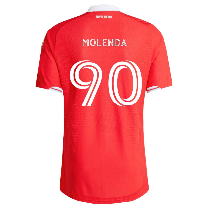 Danxen Dames David Molenda #90 Rood Diep Blauw Wit Thuisshirt Thuistenue 2026/27 T-Shirt