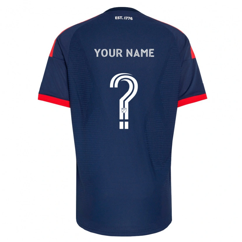 Danxen Dames Uw Naam #0 Koninklijk Blauw Rood Wit Thuisshirt Thuistenue 2026/27 T-Shirt