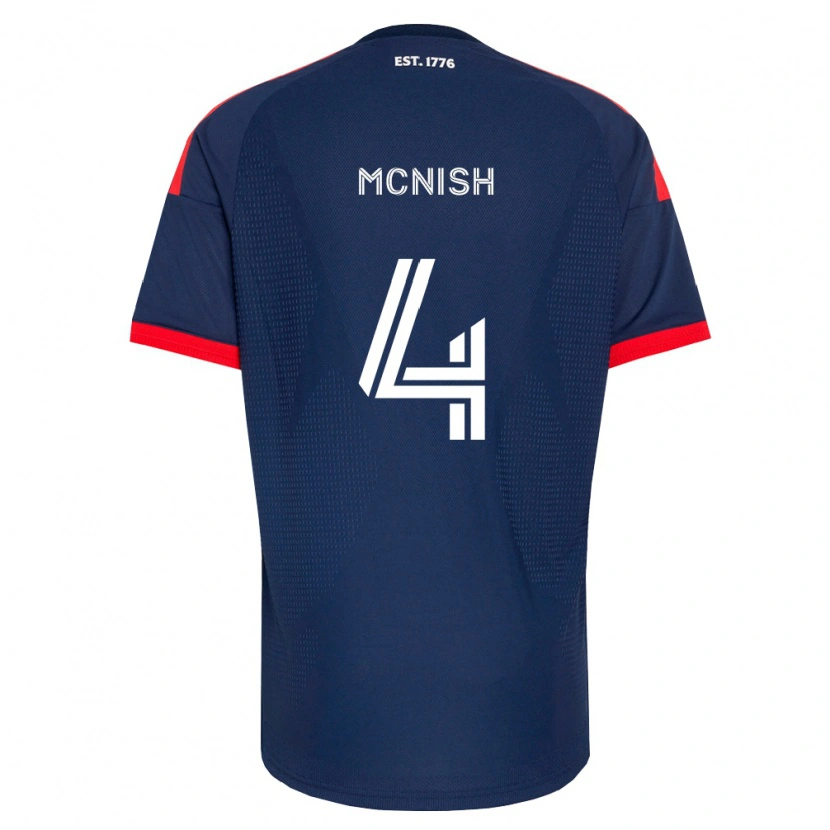 Danxen Dames Sheridan Mcnish #4 Koninklijk Blauw Rood Wit Thuisshirt Thuistenue 2026/27 T-Shirt