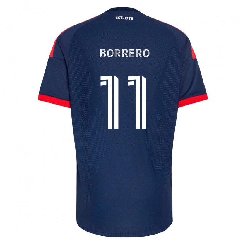 Danxen Dames Dylan Borrero #11 Koninklijk Blauw Rood Wit Thuisshirt Thuistenue 2026/27 T-Shirt