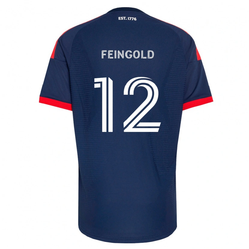 Danxen Dames Ilay Feingold #12 Koninklijk Blauw Rood Wit Thuisshirt Thuistenue 2026/27 T-Shirt