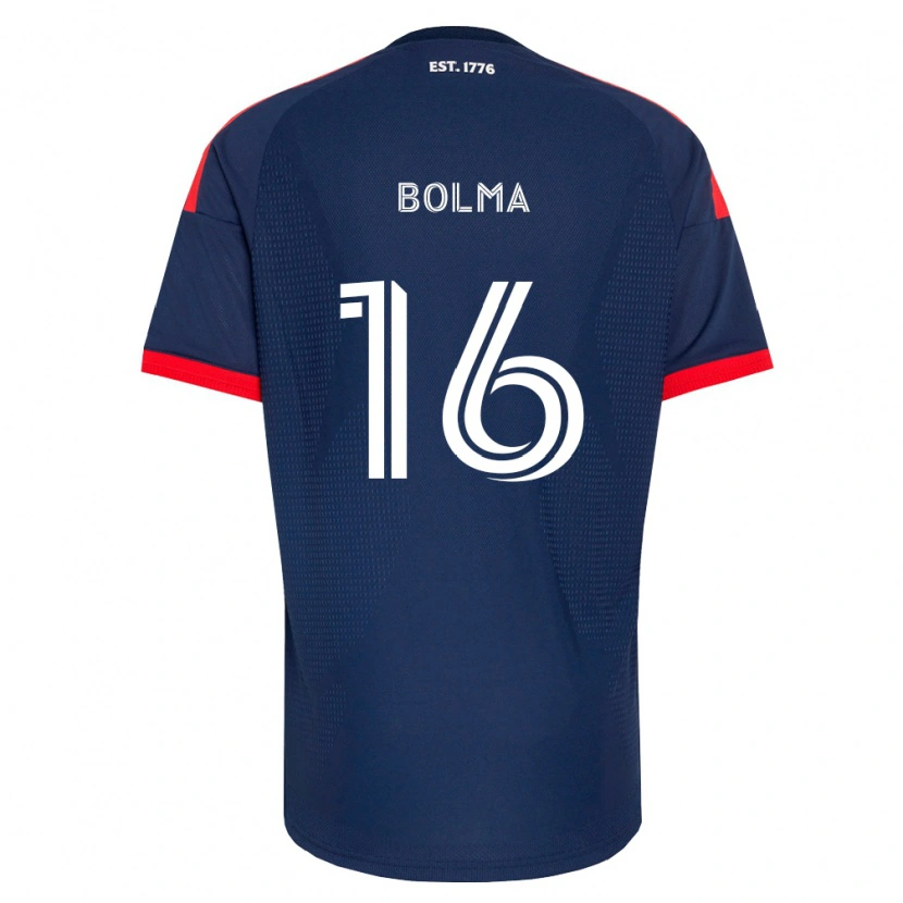 Danxen Dames Josh Bolma #16 Koninklijk Blauw Rood Wit Thuisshirt Thuistenue 2026/27 T-Shirt