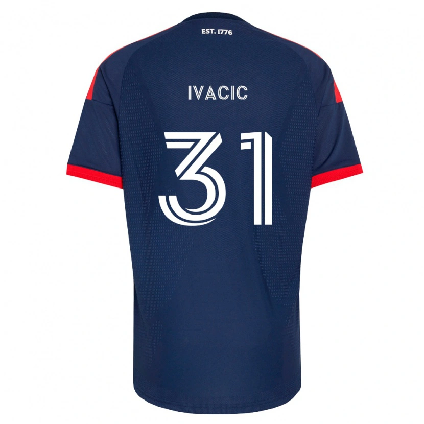 Danxen Dames Aljaz Ivacic #31 Koninklijk Blauw Rood Wit Thuisshirt Thuistenue 2026/27 T-Shirt