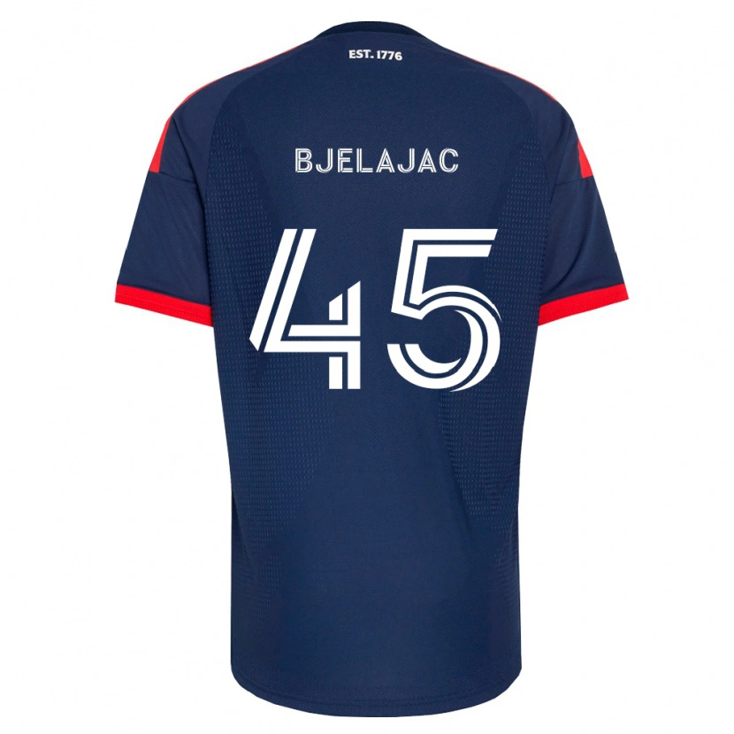 Danxen Dames Andrej Bjelajac #45 Koninklijk Blauw Rood Wit Thuisshirt Thuistenue 2026/27 T-Shirt