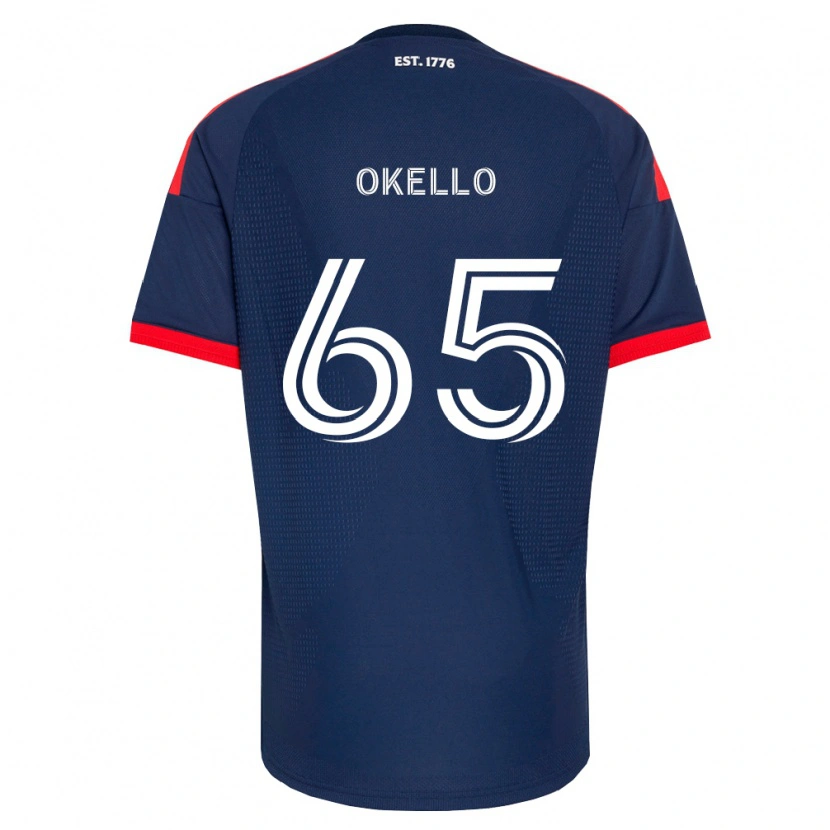 Danxen Dames Noble Okello #65 Koninklijk Blauw Rood Wit Thuisshirt Thuistenue 2026/27 T-Shirt