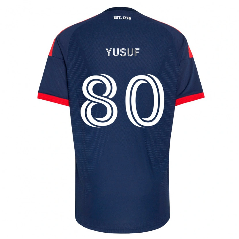 Danxen Dames Alhassan Yusuf #80 Koninklijk Blauw Rood Wit Thuisshirt Thuistenue 2026/27 T-Shirt