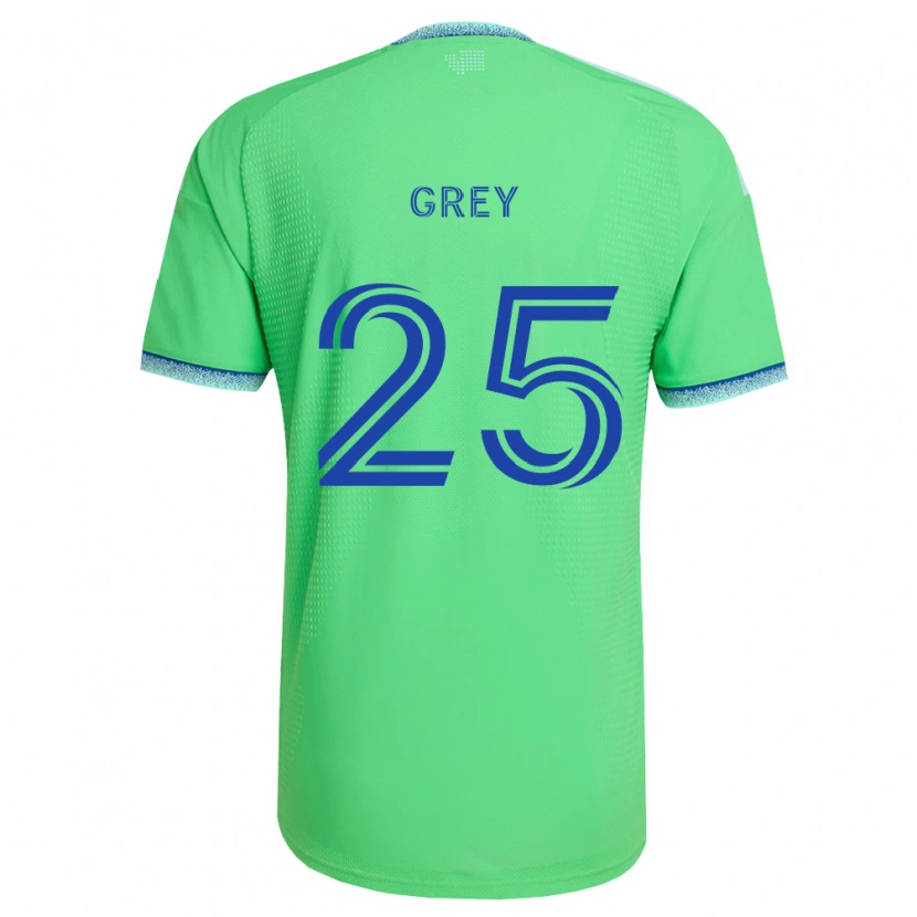 Danxen Dames Mireya Grey #25 Groen Lichtblauw Thuisshirt Thuistenue 2026/27 T-Shirt