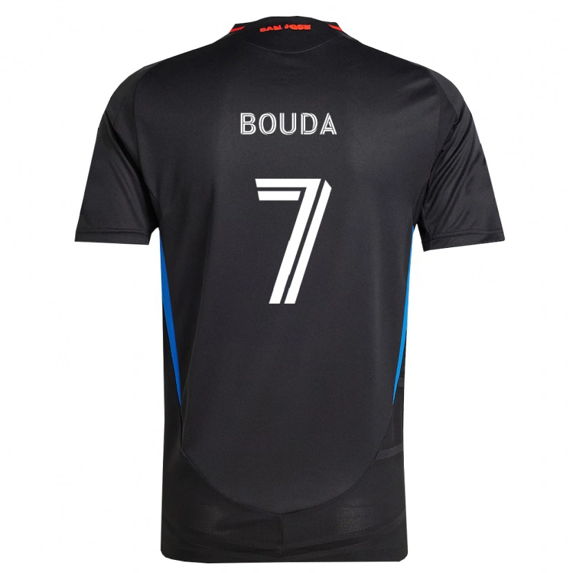Danxen Dames Ousseni Bouda #7 Blauw Wit Zwart Thuisshirt Thuistenue 2026/27 T-Shirt