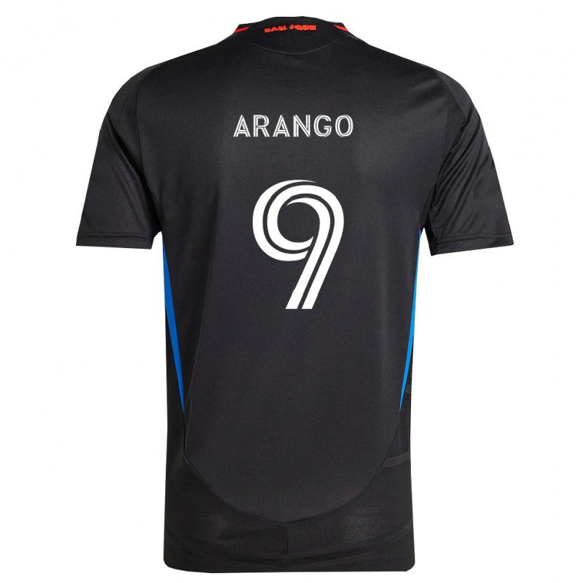 Danxen Dames Cristian Arango #9 Blauw Wit Zwart Thuisshirt Thuistenue 2026/27 T-Shirt