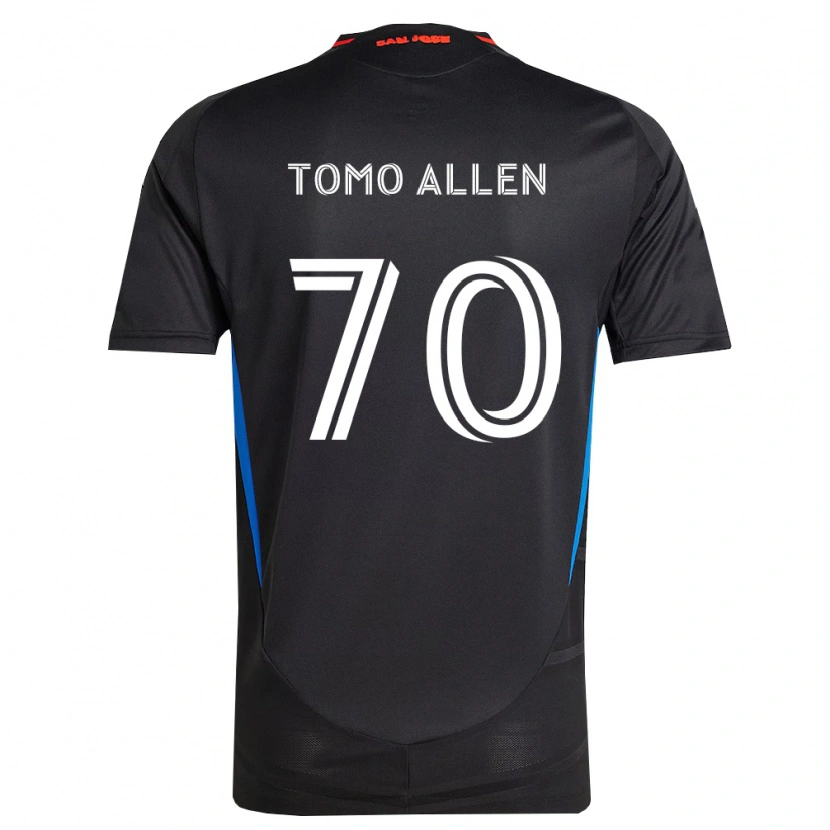 Danxen Dames Tomo Allen #70 Blauw Wit Zwart Thuisshirt Thuistenue 2026/27 T-Shirt