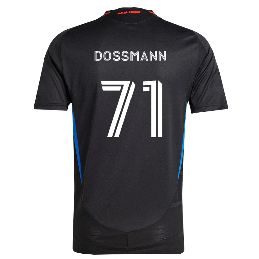 Danxen Dames Niklas Dossmann #71 Blauw Wit Zwart Thuisshirt Thuistenue 2026/27 T-Shirt