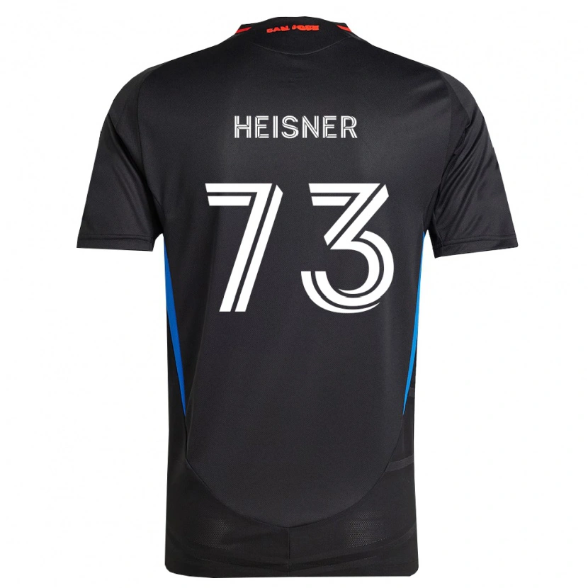 Danxen Dames Jacob Heisner #73 Blauw Wit Zwart Thuisshirt Thuistenue 2026/27 T-Shirt