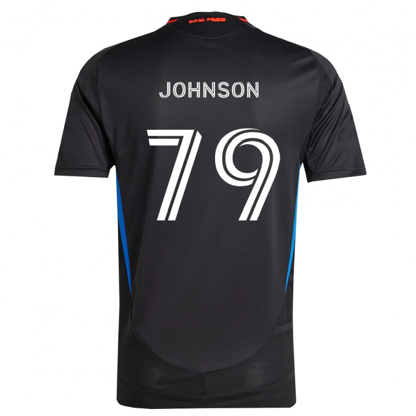 Danxen Dames Darius Johnson #79 Blauw Wit Zwart Thuisshirt Thuistenue 2026/27 T-Shirt