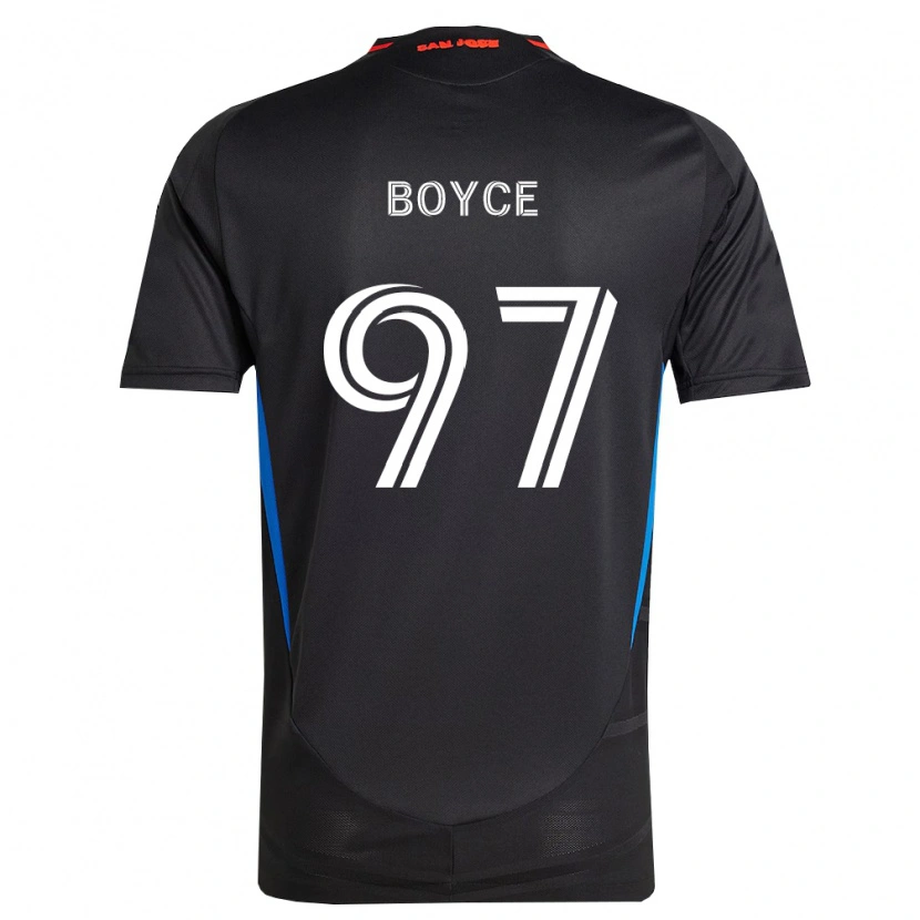 Danxen Dames Warren Boyce #97 Blauw Wit Zwart Thuisshirt Thuistenue 2026/27 T-Shirt