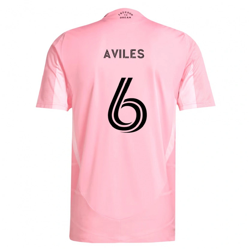 Danxen Dames Tomás Avilés #6 Roze Zwart Thuisshirt Thuistenue 2026/27 T-Shirt