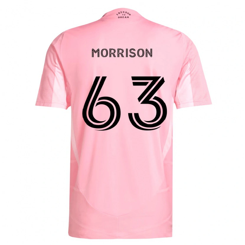 Danxen Dames Sloan Morrison #63 Roze Zwart Thuisshirt Thuistenue 2026/27 T-Shirt