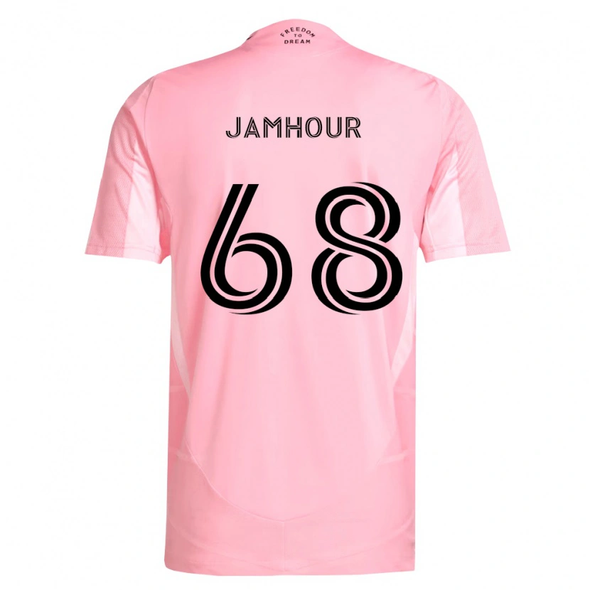 Danxen Dames Mohammed Jamhour #68 Roze Zwart Thuisshirt Thuistenue 2026/27 T-Shirt