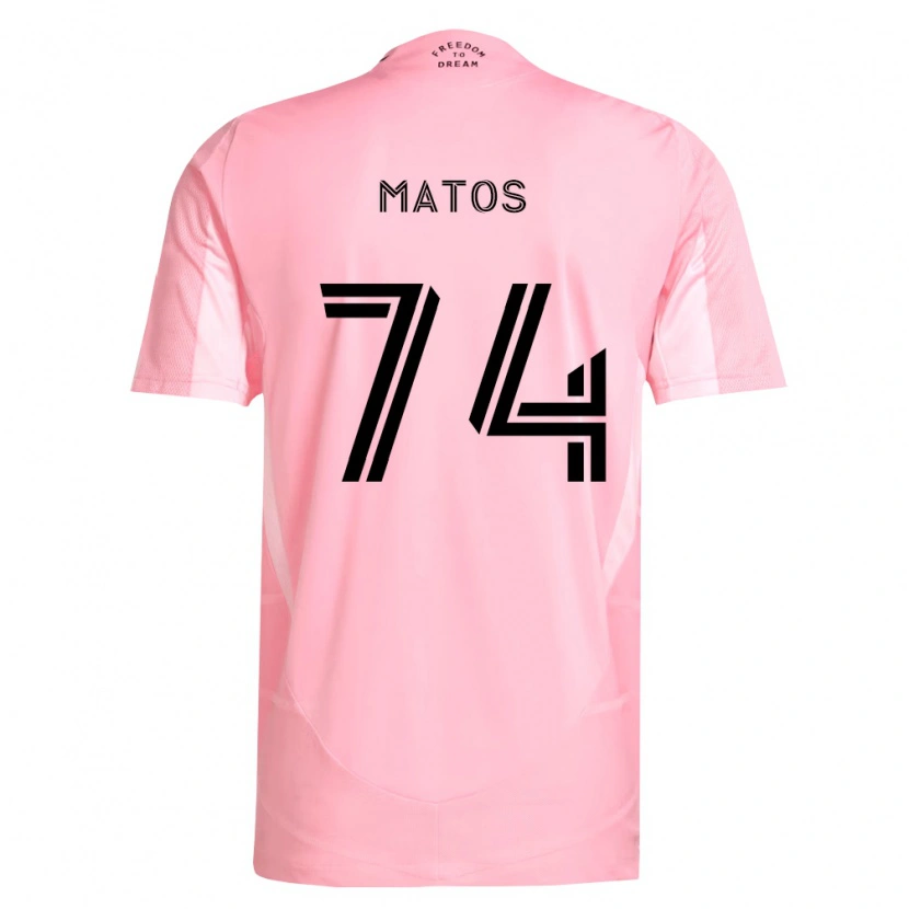 Danxen Dames Diego Matos #74 Roze Zwart Thuisshirt Thuistenue 2026/27 T-Shirt