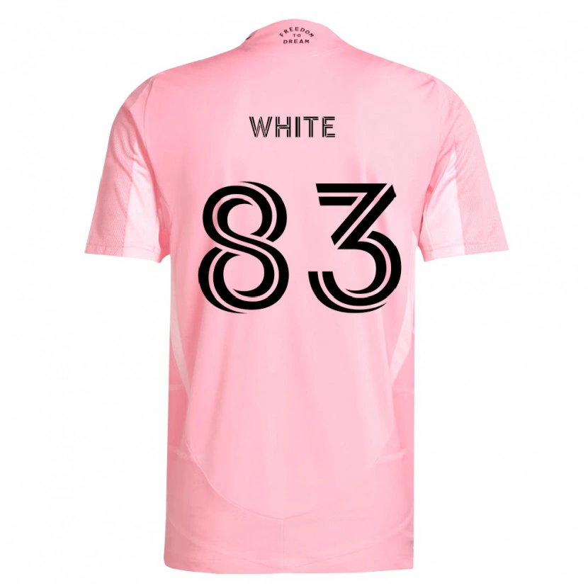 Danxen Dames Rondell White #83 Roze Zwart Thuisshirt Thuistenue 2026/27 T-Shirt