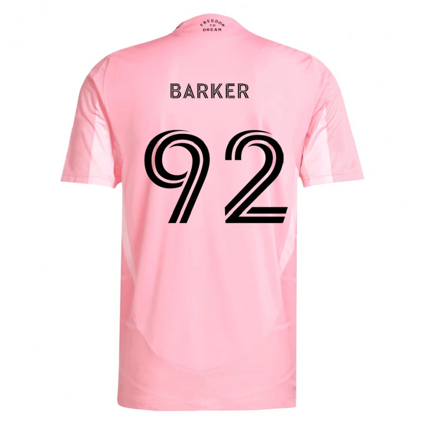 Danxen Dames Lucas Barker #92 Roze Zwart Thuisshirt Thuistenue 2026/27 T-Shirt