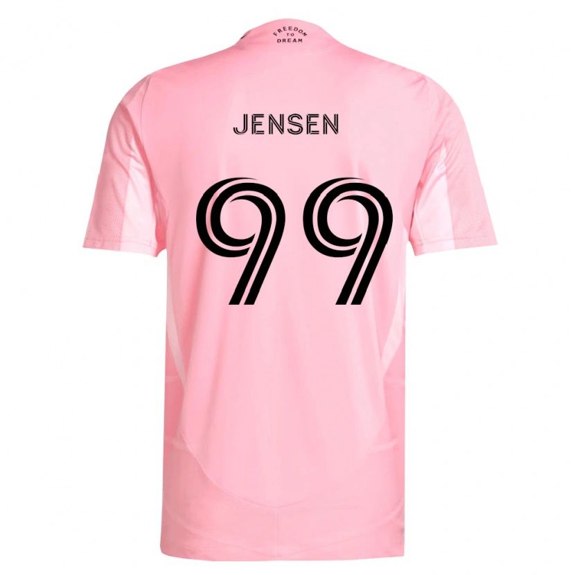 Danxen Dames Cole Jensen #99 Roze Zwart Thuisshirt Thuistenue 2026/27 T-Shirt