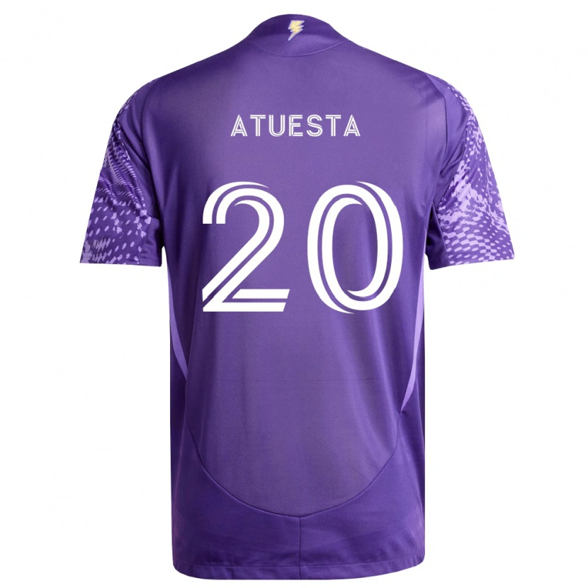 Danxen Dames Eduard Atuesta #20 Paars Wit Thuisshirt Thuistenue 2026/27 T-Shirt