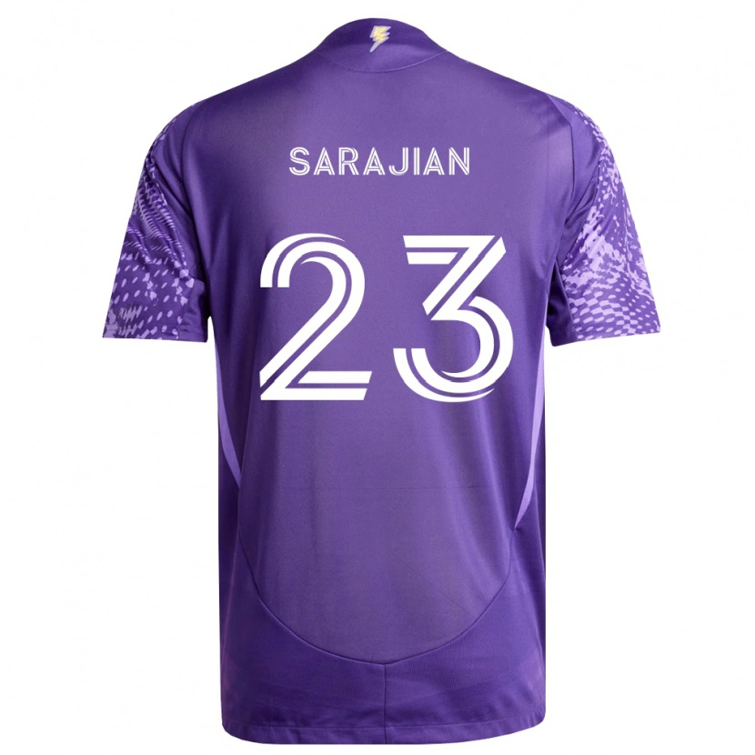 Danxen Dames Harvey Sarajian #23 Paars Wit Thuisshirt Thuistenue 2026/27 T-Shirt