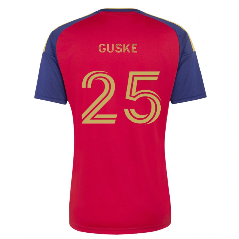 Danxen Dames Colin Guske #25 Koninklijk Blauw Bruin Rood Thuisshirt Thuistenue 2026/27 T-Shirt