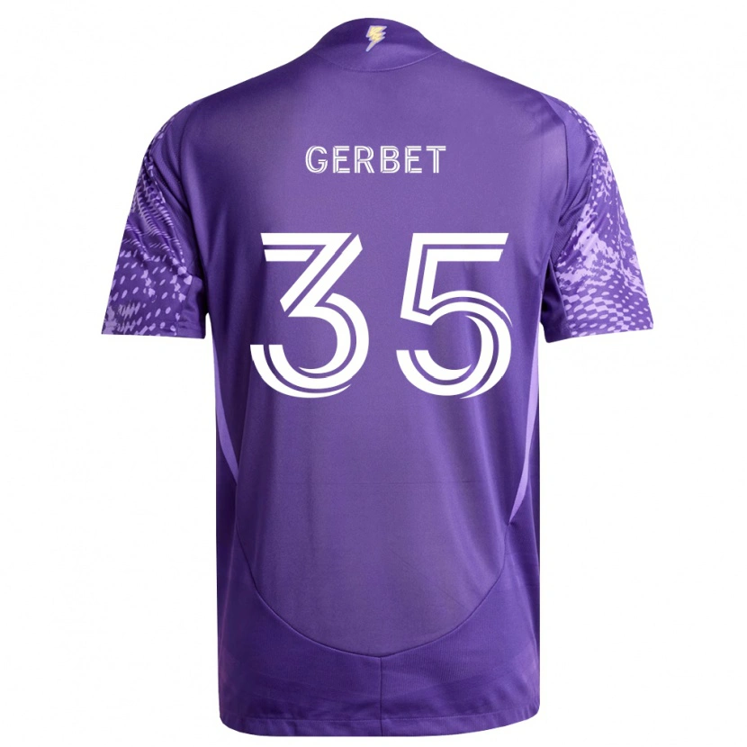 Danxen Dames Joran Gerbet #35 Paars Wit Thuisshirt Thuistenue 2026/27 T-Shirt
