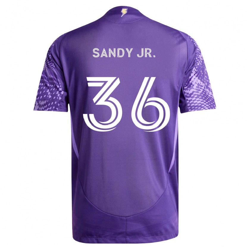 Danxen Dames Titus Sandy Jr. #36 Paars Wit Thuisshirt Thuistenue 2026/27 T-Shirt