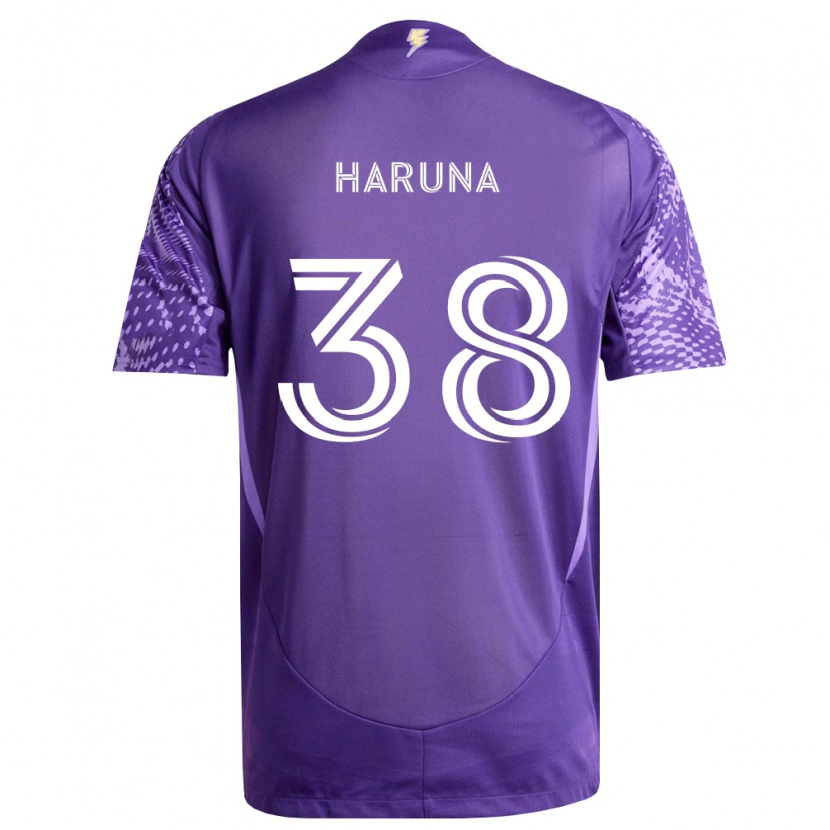 Danxen Dames Issah Haruna #38 Paars Wit Thuisshirt Thuistenue 2026/27 T-Shirt