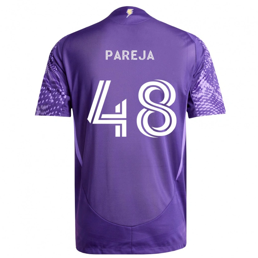 Danxen Dames Diego Pareja #48 Paars Wit Thuisshirt Thuistenue 2026/27 T-Shirt