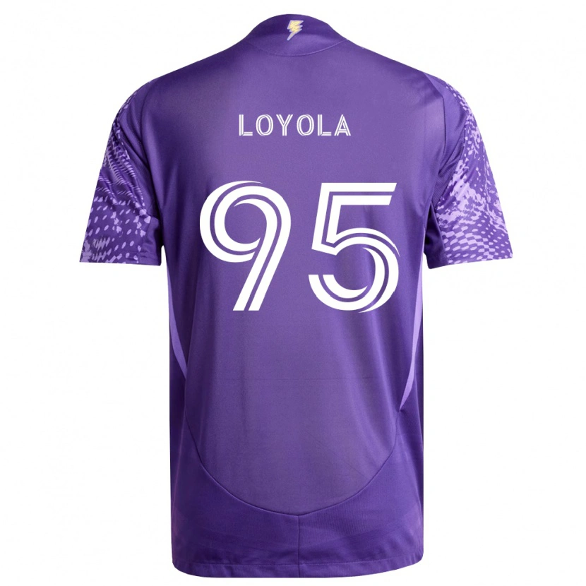 Danxen Dames Favian Loyola #95 Paars Wit Thuisshirt Thuistenue 2026/27 T-Shirt