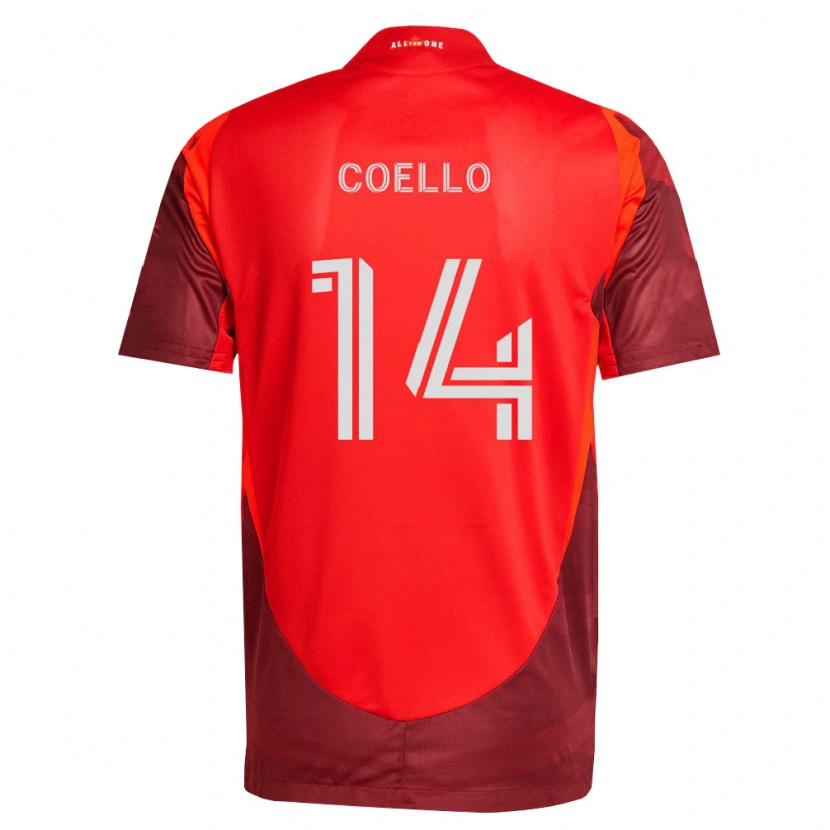 Danxen Dames Alonso Coello #14 Bordeauxrood Thuisshirt Thuistenue 2026/27 T-Shirt