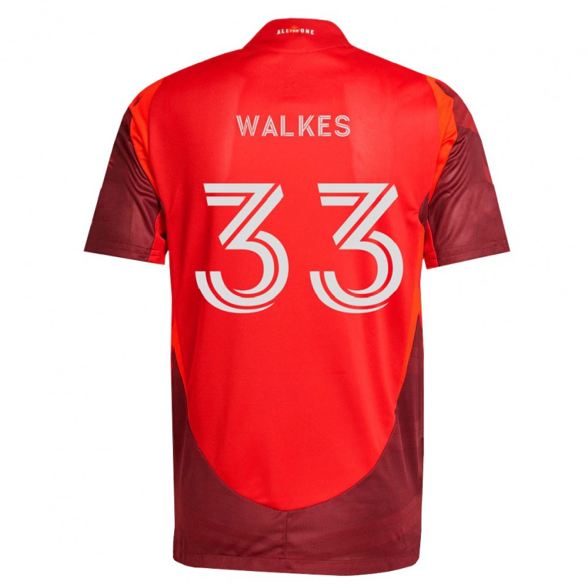 Danxen Dames Reshaun Walkes #33 Bordeauxrood Thuisshirt Thuistenue 2026/27 T-Shirt
